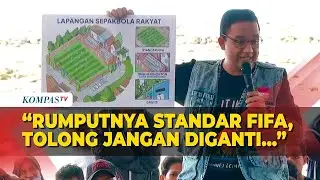 Capres Anies Janji Bangun Lapangan Sepak Bola di Ambon: Rumputnya Jangan Diganti!