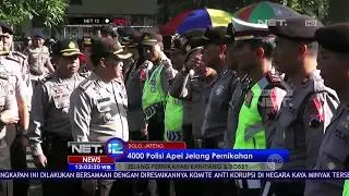 Ribuan Pasukan Kepolisian Gelar Apel Jelang Pernikahan Putri Presiden - NET12