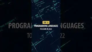 Top 10 Programming Languages To Learn In 2022 | Best Programming Languages | 