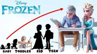 Elsa and Anna's Frozen Journey from Baby to school AGE | Cartoon Wow