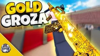 The GOLD GROZA in Bad Business (Roblox)