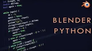 Blender 2.8 PYTHON for Beginners (Automate)