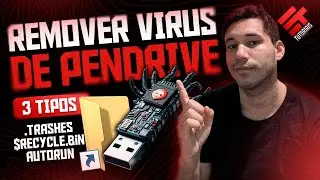 Como Remover 3 Tipos de VÍRUS DO PENDRIVE (Fácil e Rápido 2024)