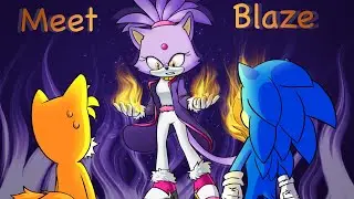 Sonic meets Blaze the cat | Comic dub