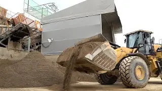 Amazing Mass Production Process of Ready Mixed Concrete in Korea Concrete Factory.