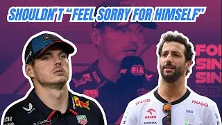 Max Verstappen on Daniel Ricciardo possibly being replaced by Red Bull after Singapore GP