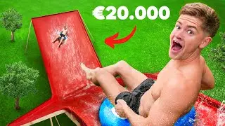 Wij Bouwen Een Half-Pipe Glijbaan in €20.000 Waterpark!