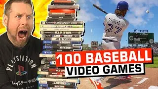 Hitting a HOME RUN on 100 BASEBALL VIDEO GAMES!