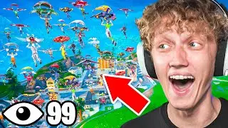 I Got 100 Players To Land TILTED TOWERS In OG Fortnite!