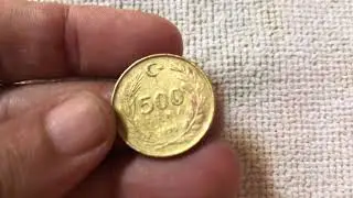 Turkey 500 lira 1990