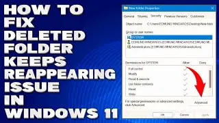 How To Fix Deleted Folder Keeps Reappearing Issue in Windows 11 [Solution]