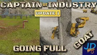 Underground Pipes & Goat Belts 🚛 Ep24 🚜 Captain of Industry  Update 1 👷 Lets Play, Walkthrough