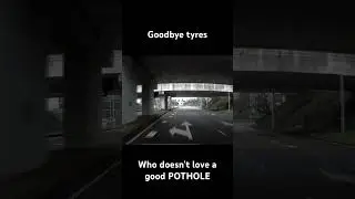 Pothole attack in 3..2..1.. #dashcam #dashcamdummies #driver #shorts #crash #car #memes