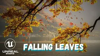 How To Create Falling Leaves Effect In Niagara System | Unreal Engine 5.4