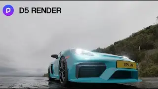 D5 RENDER PORSCHE CAR ANIMATION