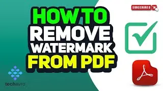 How to remove watermark from pdf 2024