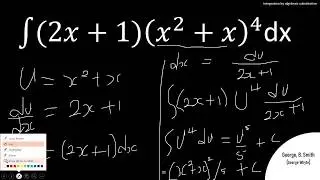 5.2 Integral Calculus. Integration by algebraic substitution(part 2)