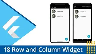 Flutter Tutorial - 18 Understanding Row and Column Widget