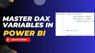 Mastering DAX Variables: Boost Your Power BI Formulas | MiTutorials