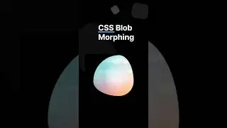 Blob Morphing Animation Using HTML and CSS | CSS Tricks | CSS Tips|