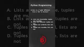 How is a 'tuple' different from a 'list' in Python? | Python Questions