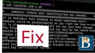 Fix  WARNING   REMOTE HOST IDENTIFICATION HAS CHANGED - SSH login error