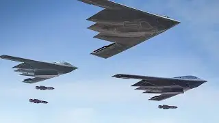 Scary Process of Dropping Ordnance from US Most Advanced Stealth Bomber