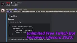 Unlimited Free Twitch Bot Followers (discord 2025)
