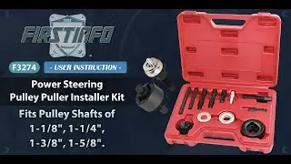 FIRSTINFO F3274 Power Steering Pulley Puller Installer Kit