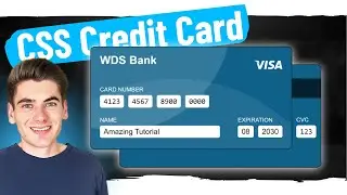 How To Create This Advanced Credit Card Form With CSS/JavaScript