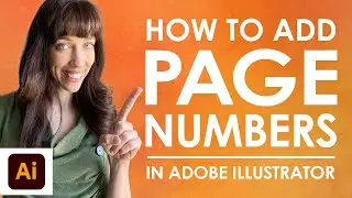 How to add page numbers to all artboards in Adobe Illustrator