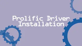 eGizmo USB to UART (Serial TTL) driver installation