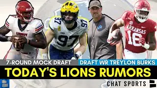 Today’s Lions Rumors: Malik Willis & Aidan Hutchinson In Detroit, Treylon Burks To Lions? Mock Draft