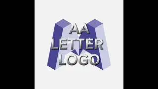 Crafting Your Brand Identity: Step-by-Step AA Monogram Logo design |