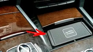 Mercedes W212. How to ADD Hidden Fast Wireless Car Charger for under $20