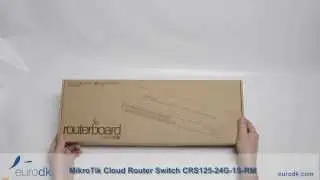 MikroTik Cloud Router Switch 125-24G-1S-RM QUICK UNBOXING & SPECIFICATIONS HD