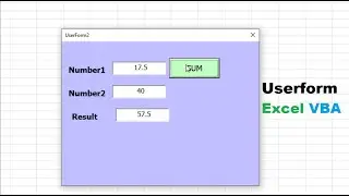 Two ways to sum TextBoxes in Excel VBA userform