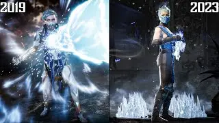 Frost All Victory Poses Evolution - Mortal Kombat (2002-2023) 4K