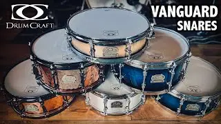 SNARES GALORE: Drumcraft Vanguard Snaredrums & Series 6 drumkit