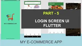 How to login UI in Flutter - 05 - Flutter eCommerce App With Firebase