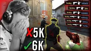 WHEN PROS GET A 6K IN CS:GO! (6 KILLS IN ONE ROUND!)