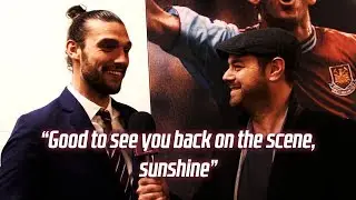 ANDY CARROLL AND DANNY DYER REACT TO WONDER GOAL AGAINST STOKE