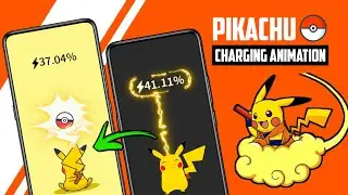 Enable Pokemon Charging Animation On Android | Change Battery Charging Animation | Pikachu Edition