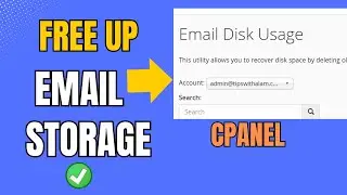 How To Free Up Email Storage In Cpanel - Cpanel Tutorial