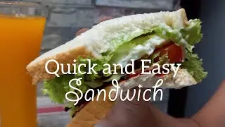 Quick and Easy Sandwich- Drei's Project using Sequence Words