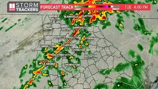 Storms and heavy rain possible in Atlanta Tuesday | Weather update