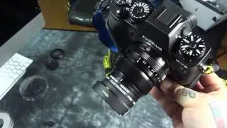 Photography Trick, cutting a metal lens hood for wide-angle lenses