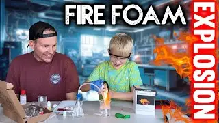 Pop! Fire Foam Explosion Experiment