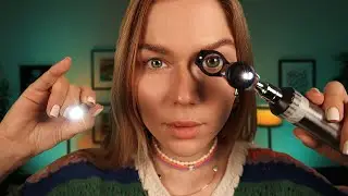 ASMR There is Something In Your Eye!  Doctor Lizi Takes Care of it.  Soft Spoken Eye Exam RP