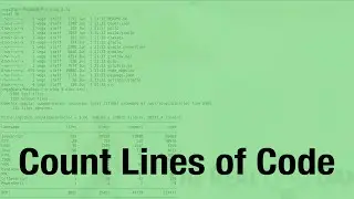 Count Lines of Code (cloc)